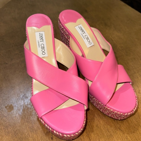 Jimmy Choo Wedges Size 39 (8.5) - Picture 1 of 8
